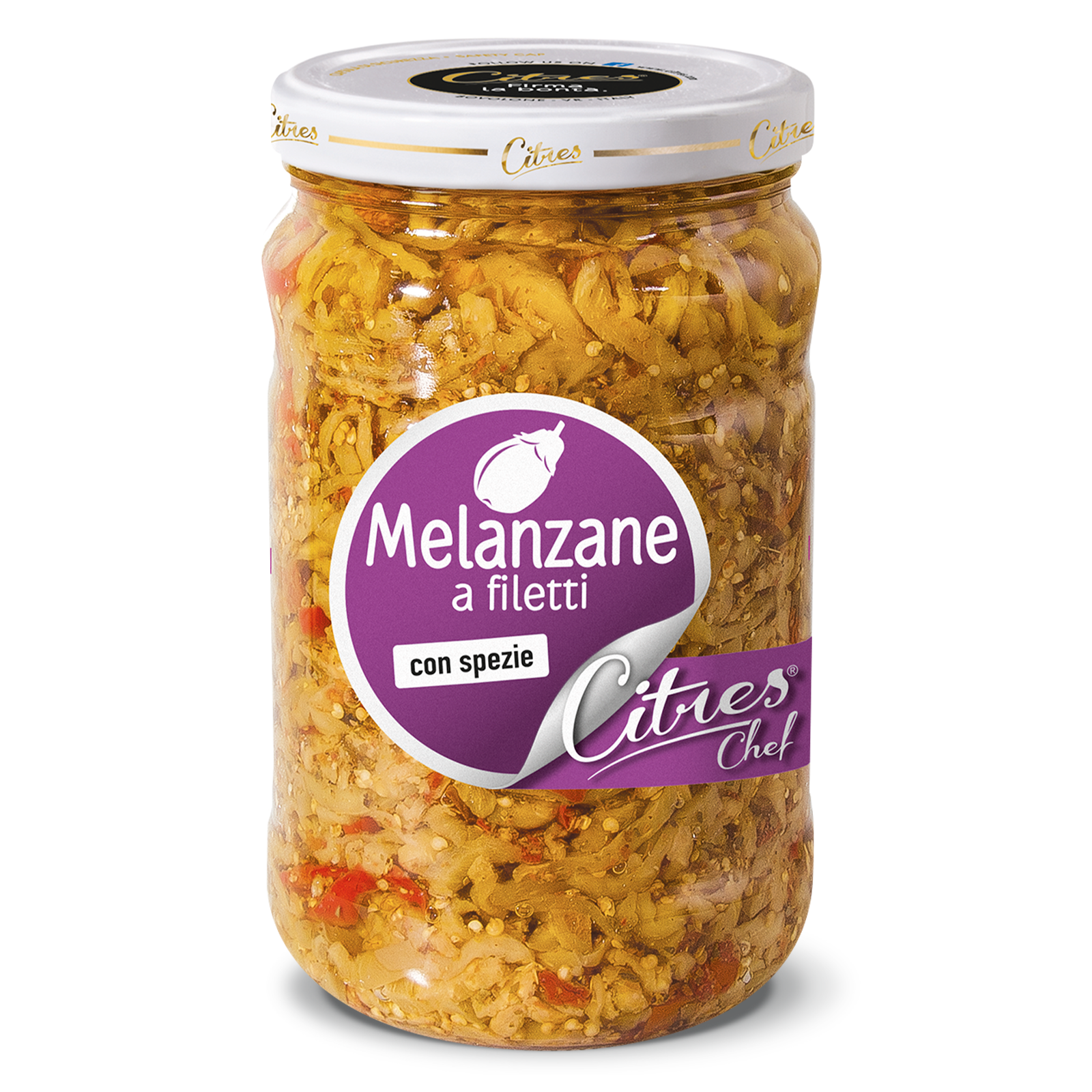 Aubergines strips1550 g