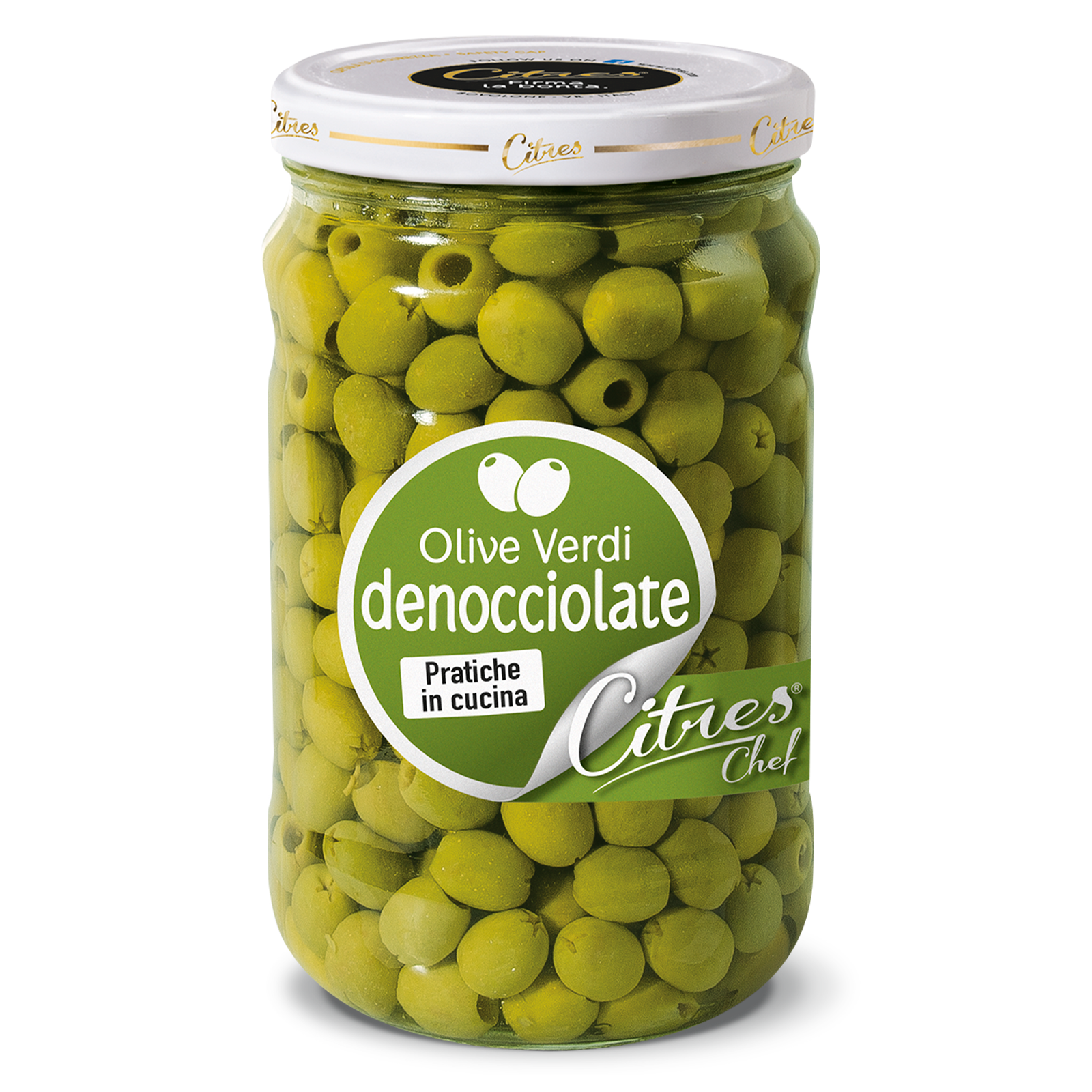 Pitted Green Olives 1550 g