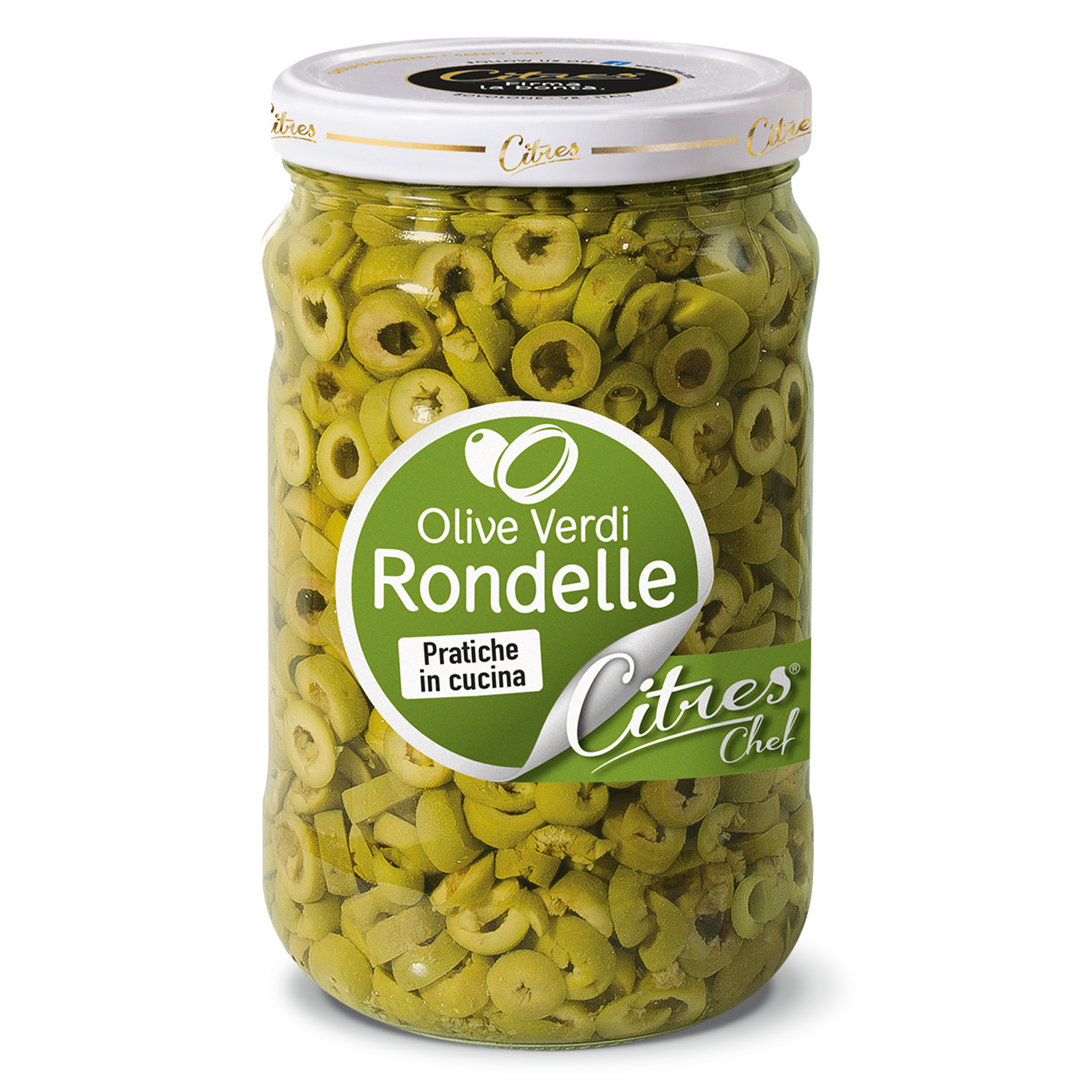Sliced Green Olives 1550 g