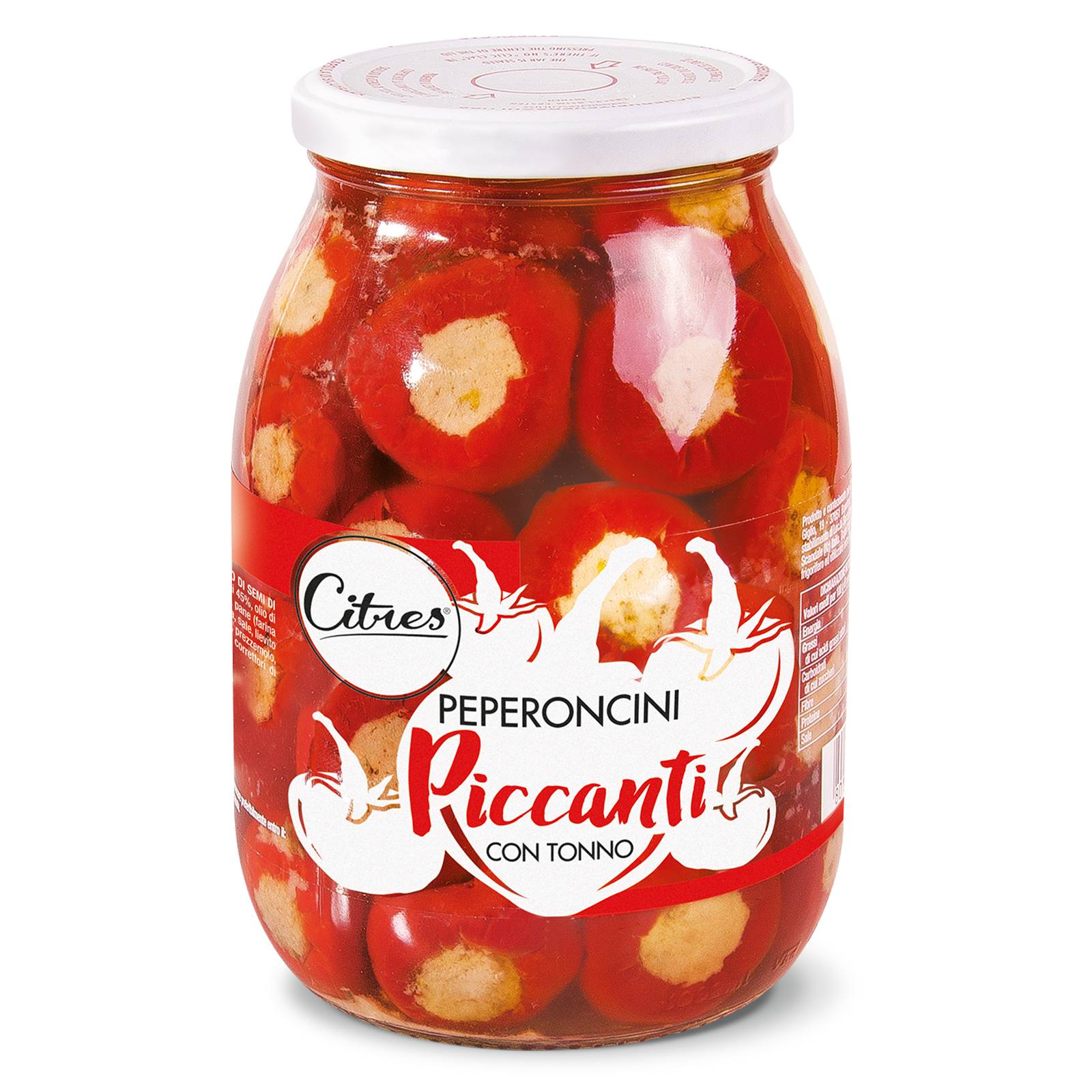 Hot peppers stuffed with tuna 1000 g