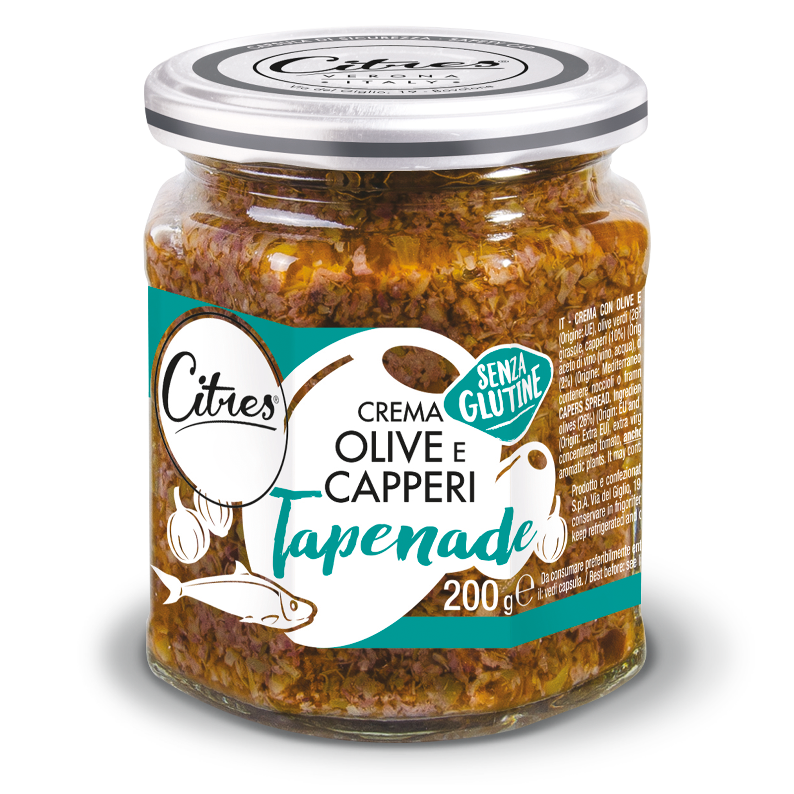 Tapenade Crema con Olive e Capperi 200 g