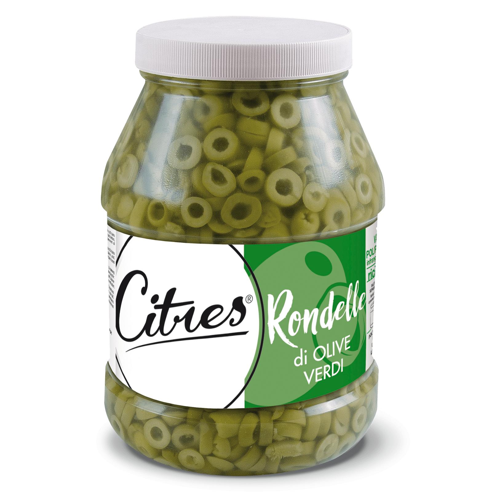 Sliced Green Olives 2300 g
