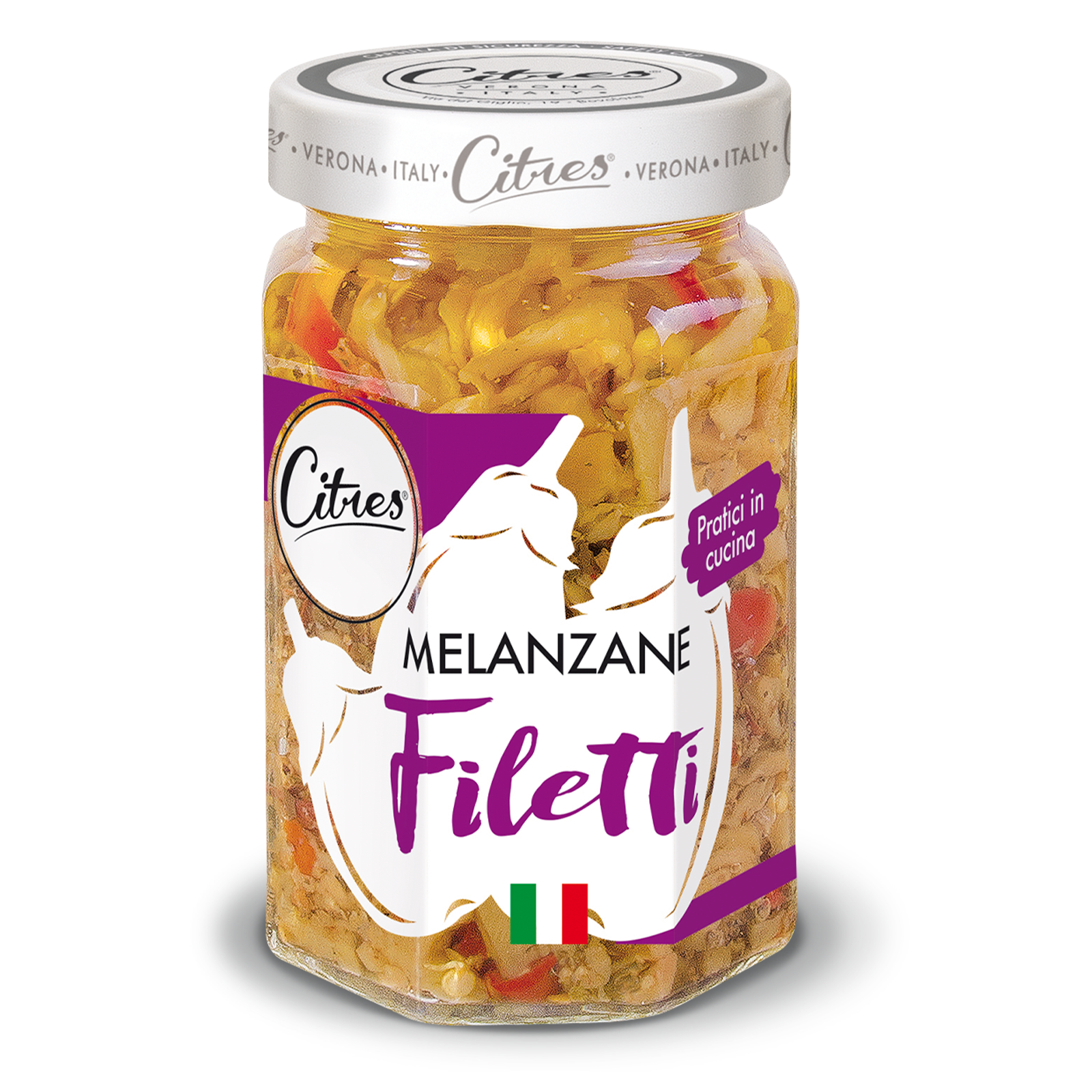 Aubergines strips 290 g