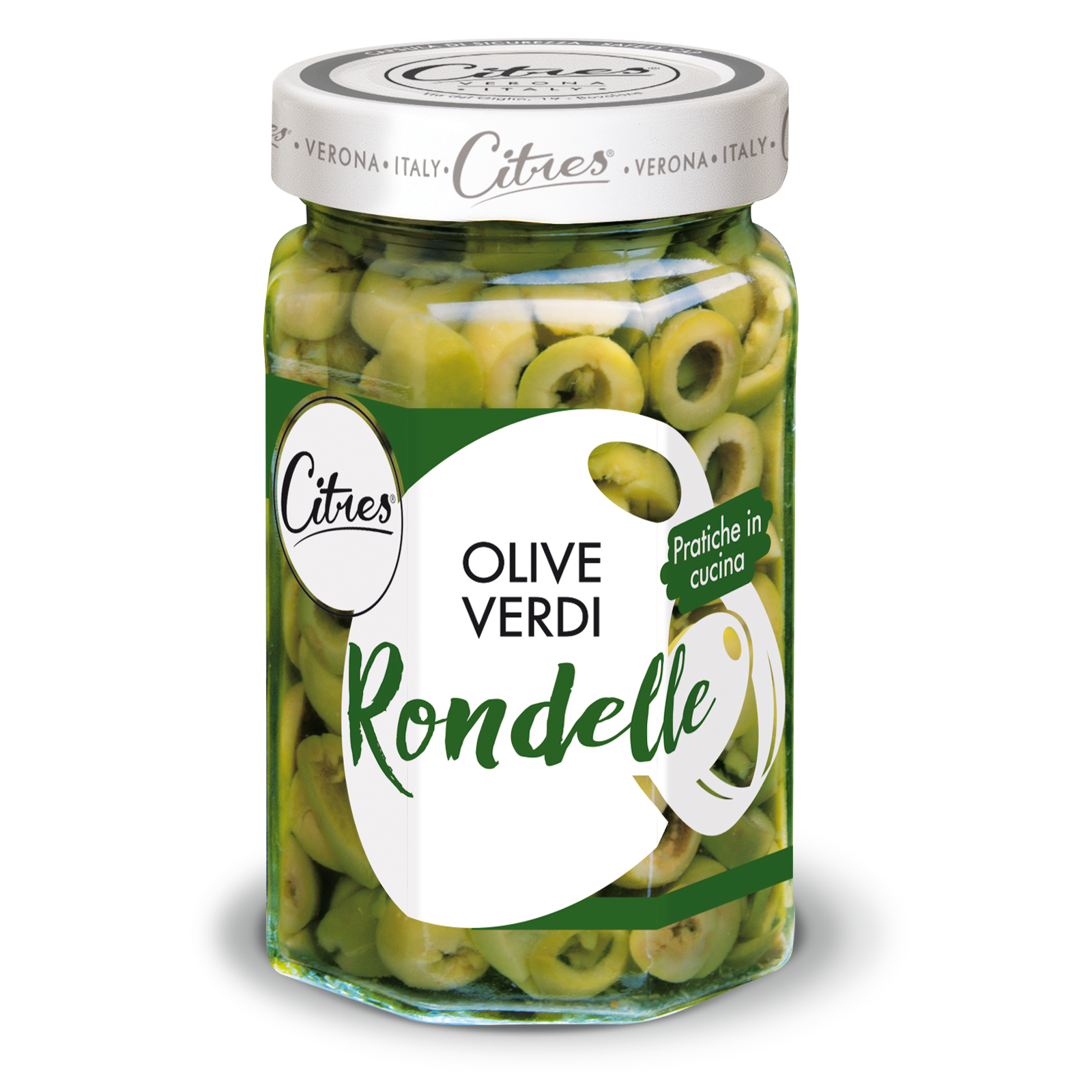 Green Olives in slices 290 g