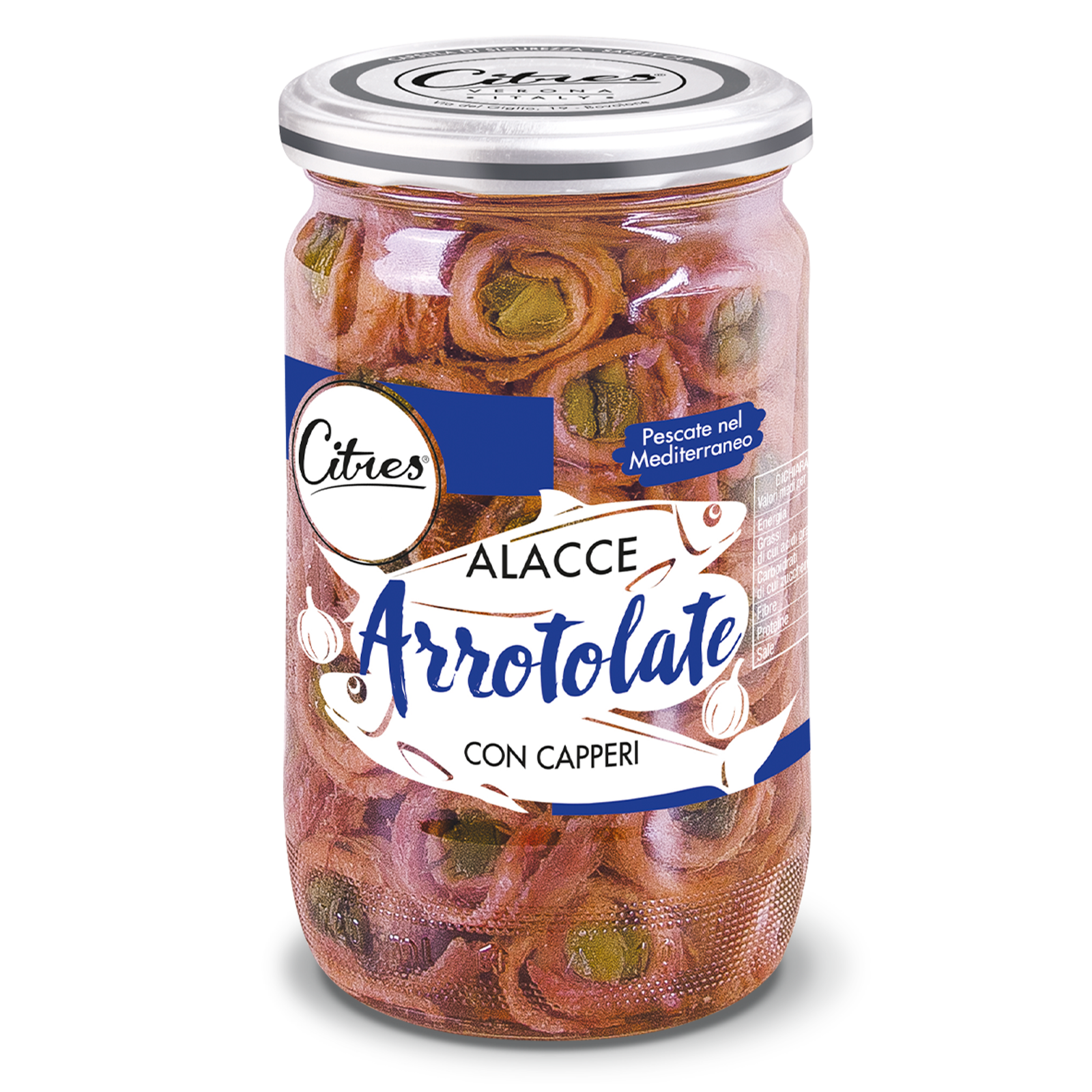 Anchovies Sardinella Aurita with Capers 680 g