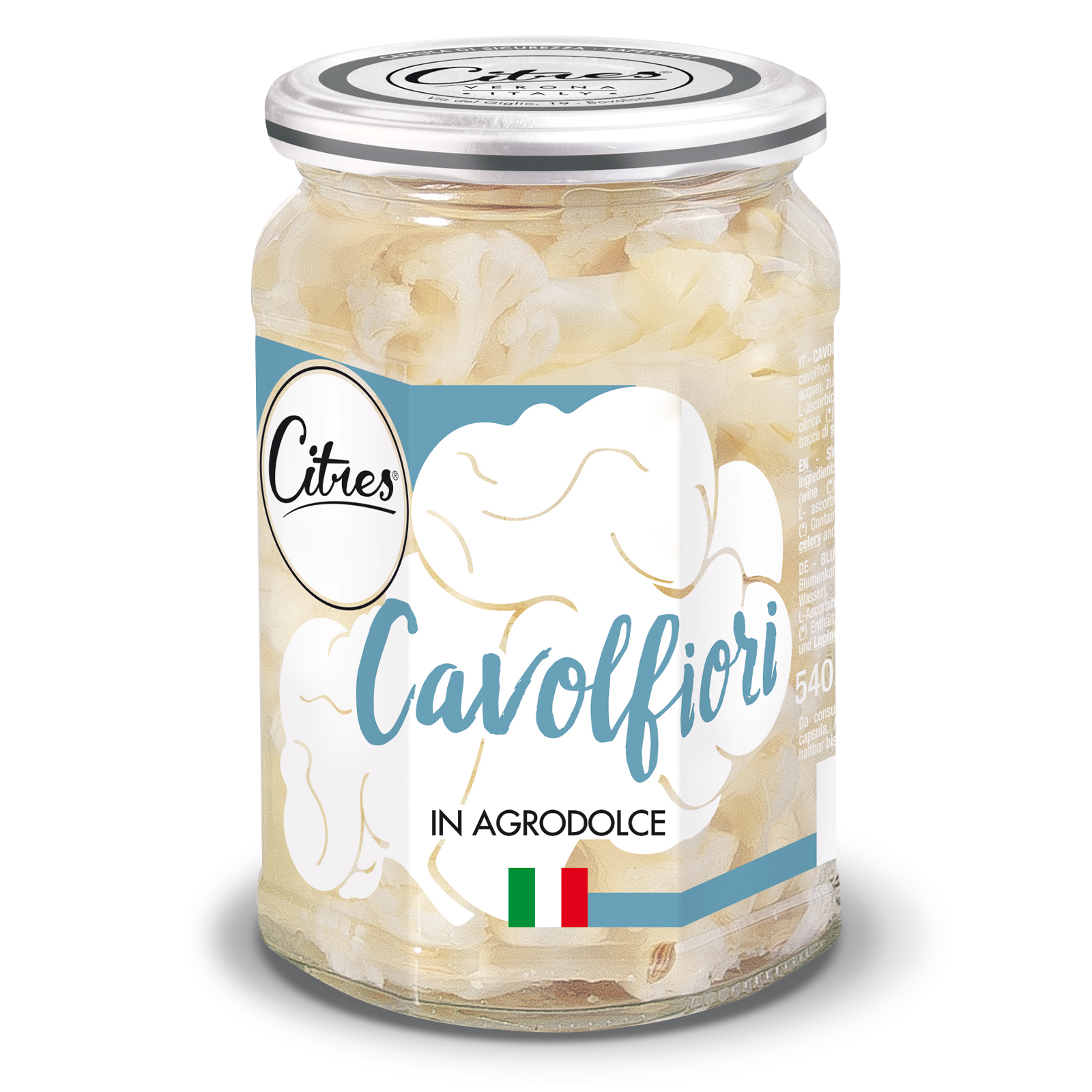 Cauliflowers Sweet and Sour 540 g Cauliflowers Sweet and Sour 540 g