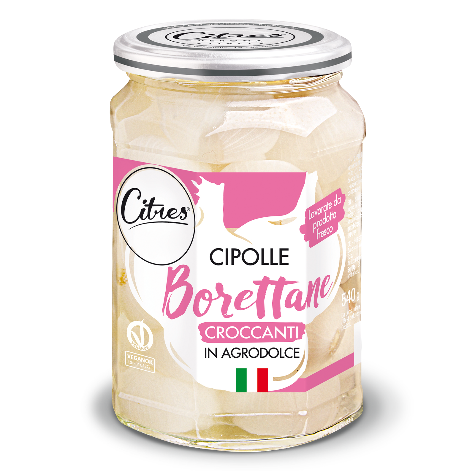 Borettane Onions Sweet and Sour 540 g