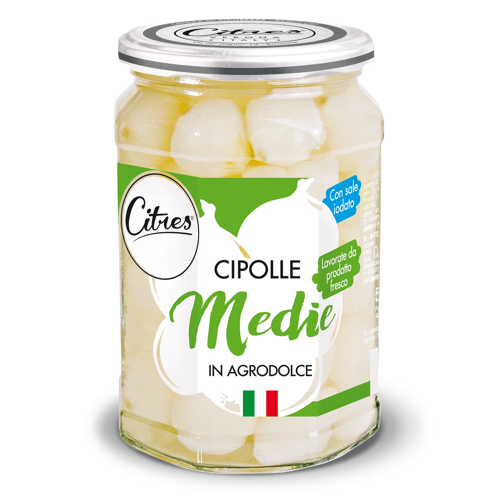 Medium Onions Sweet and Sour 540 g